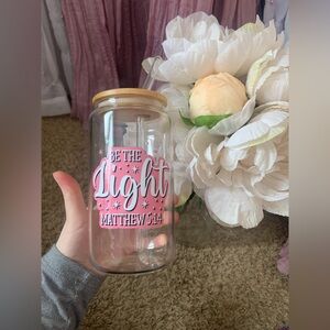 Be The Light Glass cup